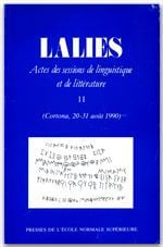 Revue lalies t.11