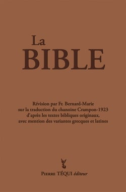 La bible : Crampon 1923 - 2023