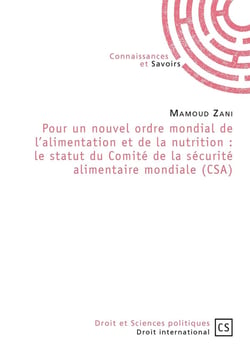 Pour un nouvel ordre mondial de l'alimentation et de la nutrition