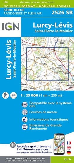 2526Sb Lurcy-Levis/Saint-Pierre-Le-Moutier