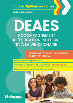 DEAS (diplôme d'Etat d'accompagnement éducatif et social) - accompagnement à l'éducation inclusive et à la vie ordinaire