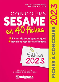 Concours Sésame en 40 fiches (édition 2023)