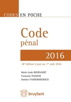 Code pénal (édition 2016)