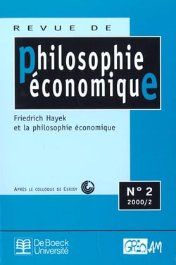 Revue de philosophie économique n.2
