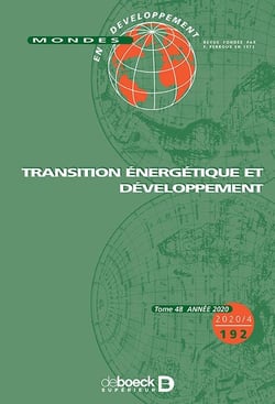 Mondes en développement 2020/4 - 192 - Transition énergétique et développement