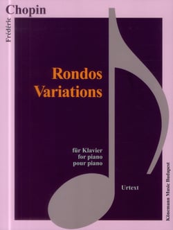 Chopin - rondos - variations