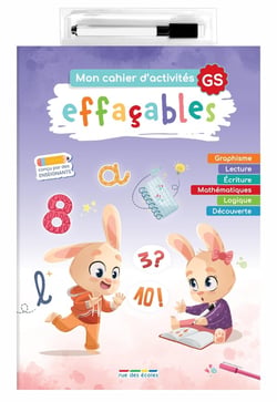 Mon cahier d'activités effaçables : Grande section : Conçu par des enseignants