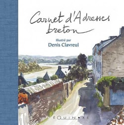 Carnet adresses breton (dos bleu)