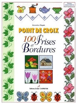 Point de croix - 100 frises et bordures