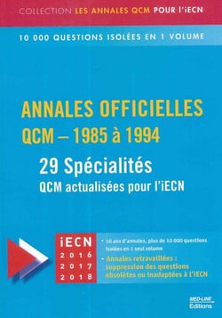 Annales officielles - qcm (édition 1985/1994)