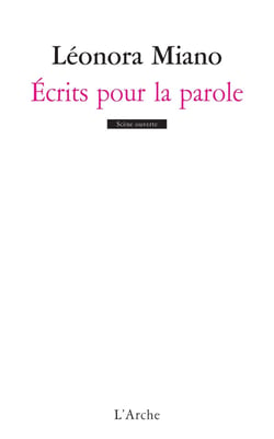 Écrits pour la parole