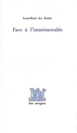 Face à l'immémorable