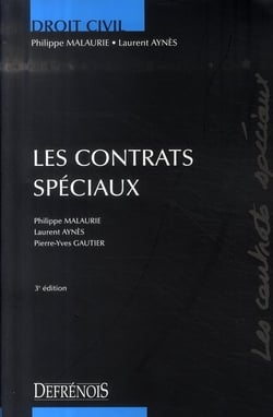 Droit civil - les contrats speciaux (3e édition)