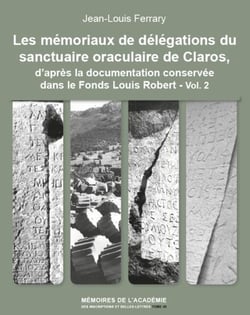 Les memoriaux de delegations du sanctuaire oraculaire de claros