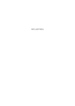 My last will