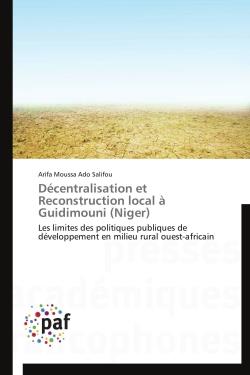 Décentralisation et reconstruction local à Guidimouni (Niger)