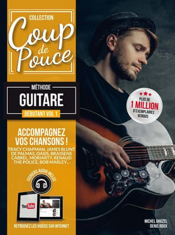 Méthode guitare Tome 1 - Coup de pouce - Méthode - débutant