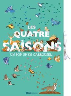 Les quatre saisons : Un pop-up en carrousel !