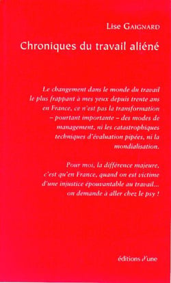 Chroniques du travail aliéné