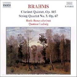 Brahms/quintette Clarinette