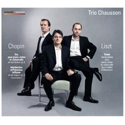 Chopin : trio pour piano, violon & violoncelle op.8 - Liszt : Tristia