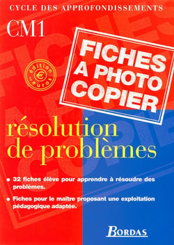Résolution de problèmes - CM1 - fichier photocopiable
