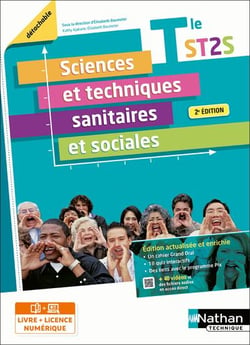 Sciences et techniques sanitaires et sociales : terminale ST2S : livre + licence élève (édition 2022)