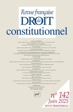 Revue française de droit constitutionnel n.142