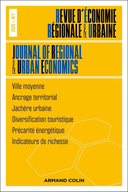 Revue d'économie régionale et urbaine n.2026/1