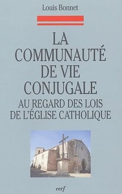 La communauté de vie conjugale au regard des lois de l'Église catholique