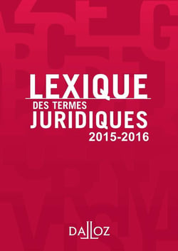 Lexique des termes juridiques (23e édition)