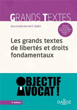 LES GRANDS TEXTES DE LIBERTES ET DROITS FONDAMENTAUX