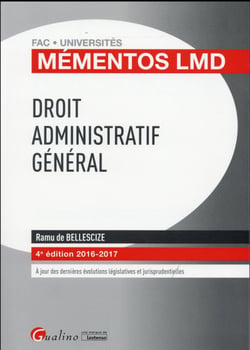 Droit administratif général (édition 2016/2017)