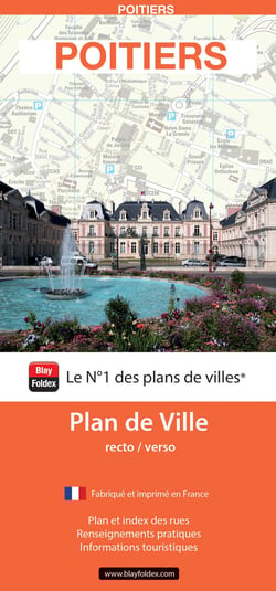 Poitiers : Plan de ville (édition 2025)