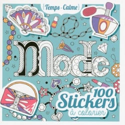 100 stickers à colorier - mode