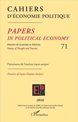Cahiers d'économie politique n.71 : histoire de la pensée et théories