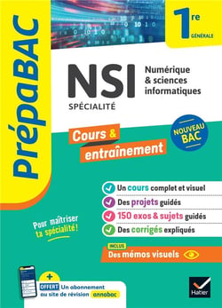 Prépabac - NSI 1re générale (spécialité)
