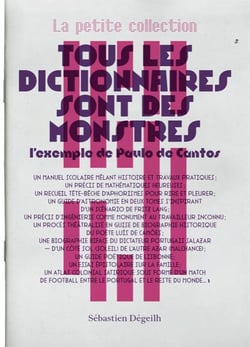 La Petite Collection (5) Tous les dictionnaires sont des monstres