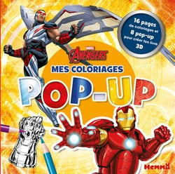 Marvel avengers - mes coloriages pop-up