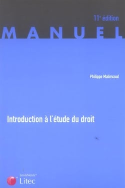 Introduction a l'etude du droit