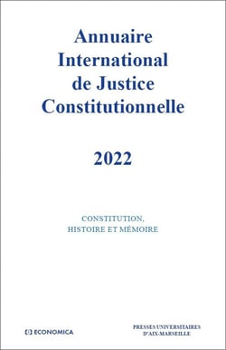 Annuaire international de justice constitutionnelle 2022 : Volume XXXVIII