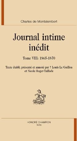 Journal intime inédit Tome 8 - 1865-1870