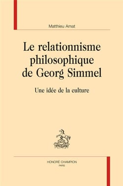 Le relationnisme philosophique de Georg Simmel - une idée de la culture