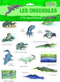 Les crocodiles - 65 autocollants
