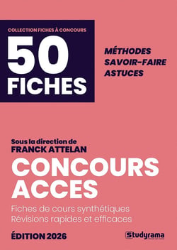 Concours ACCES en 50 fiches