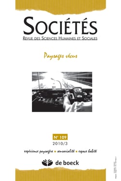 Sociétés n.109 : paysages vécus