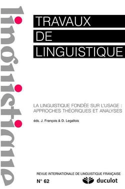 Travaux de linguistique n.62