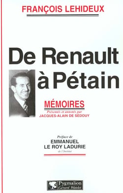 De Renault à Pétain : Mémoires