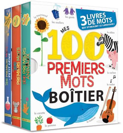Mes 100 premiers mots : 3 livres de mots