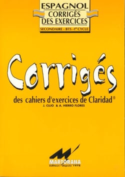 Corriges des cahiers d'exercices de claridad